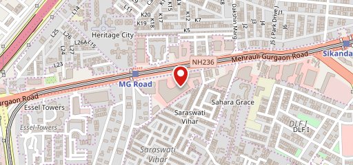 AB's - Absolute Barbecues MGF Mall, Gurugram on map