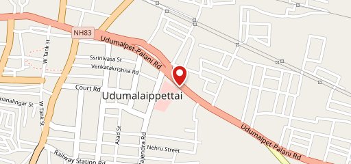 Adhavan cakes, UDUMALPET on map