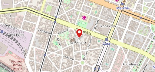 Pizzeria Alla Fontana sulla mappa