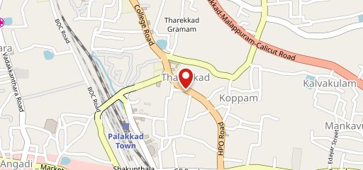 Amul Ice Cream Parlour Palakkad on map