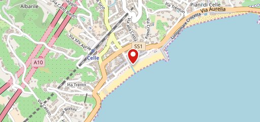 Antico Bar Nazionale Celle Ligure sulla mappa