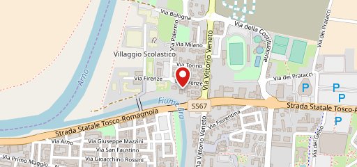 Arte pizza sulla mappa