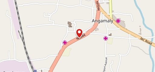 Alibaba & 41 Dishes Bab Arabia - Angamaly on map