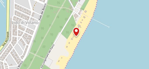 Bagno Ristoro, lido di Volano sulla mappa
