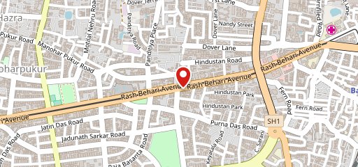Balaram Mullick & Radharaman Mullick on map