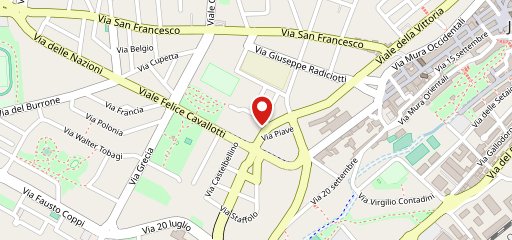 Bambu pizzeria lounge bar Pesaro sulla mappa