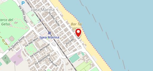 Bar Gabbiano sulla mappa