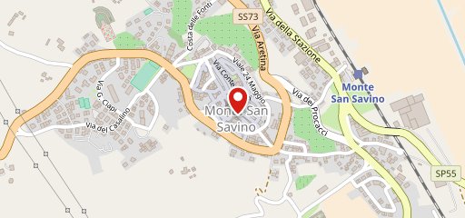 Hostaria - Bar La Combriccola - Monte San Savino (AR) sulla mappa