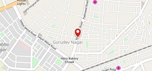 Bikanervala Gurdev Nagar Ludhiana on map