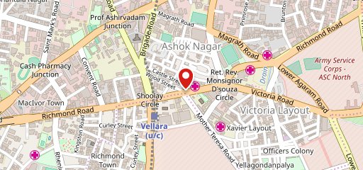 Bucket biriyani on map