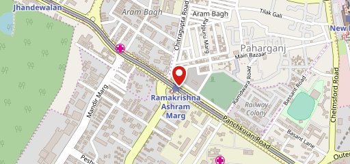 Café Coffee Day - Ramakrishna Ashram Marg on map