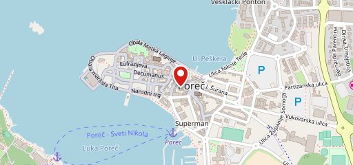 Caffe bar UNA - Poreč sulla mappa