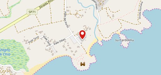 Campeggio Torre Chia sulla mappa