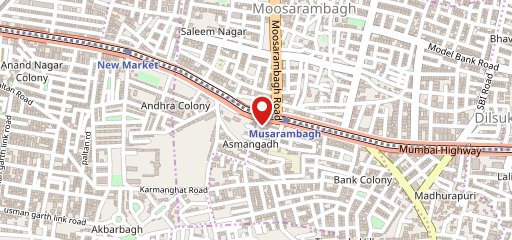 Capital Hotel - Malakpet on map