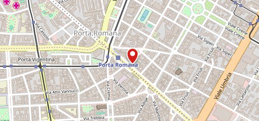 Casa Della Farina Porta Romana sulla mappa