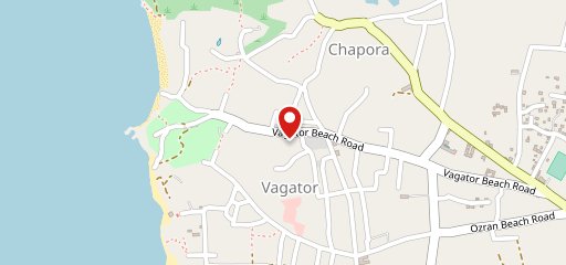 Charlie's Restaurant and Bar Restaurant in Vagator on map