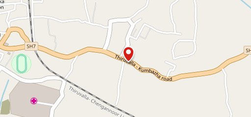 Chickos Fried Chicken Thiruvalla on map
