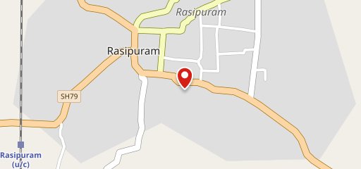 Classic Rider Café Rasipuram on map