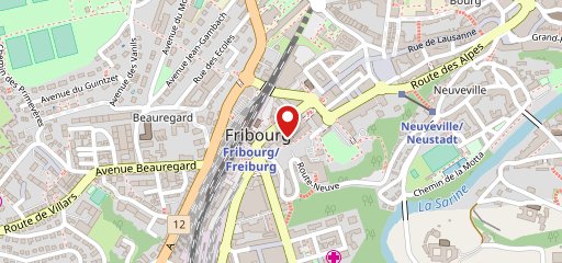 Coop Restaurant Fribourg sulla mappa