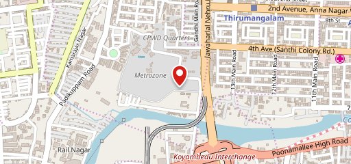 Copper Chimney -Best Indian Cuisine Restaurant in V R Mall, Chennai on map