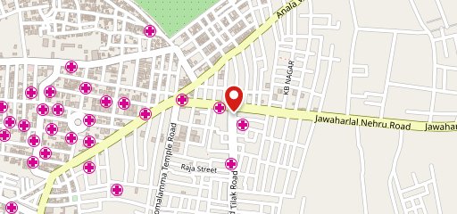 Cream stone on map