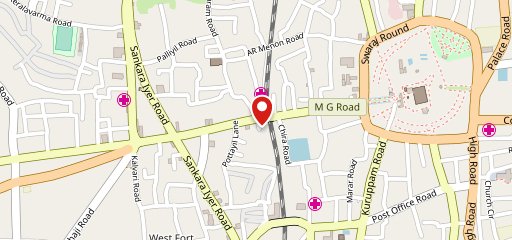 Crunchy's MG Road Thrissur on map
