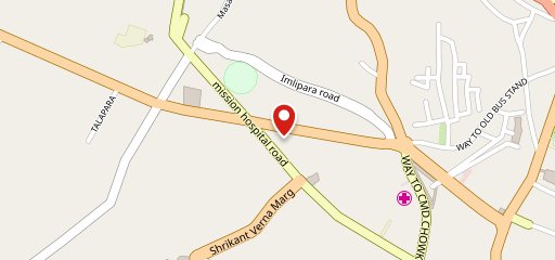 Destination cafe on map