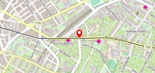 Dieci Pizza Eaux-Vives sulla mappa