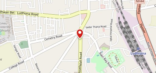 Domino's Pizza Websity, Ludhiana on map