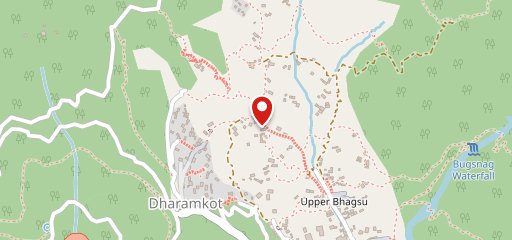 Evergreen Cafe Dharamkot on map
