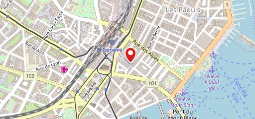 Five Guys Mont-Blanc sulla mappa