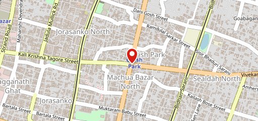 Fork and Dagger on map