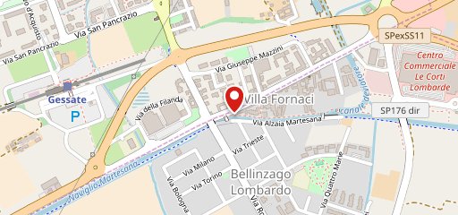 Fornaio Caffè sulla mappa