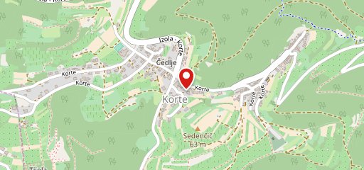 Gostilna Korte sulla mappa