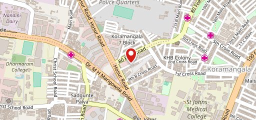 Plan B x Hangover XL Koramangala on map