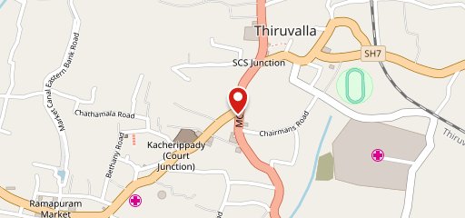 Abhilash Hotel Thiruvalla on map