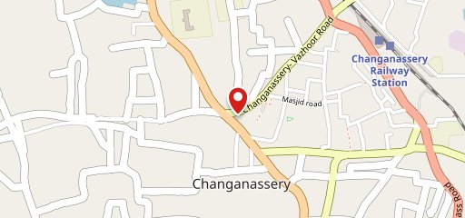 Hotel Saravanaas Changanacherry on map