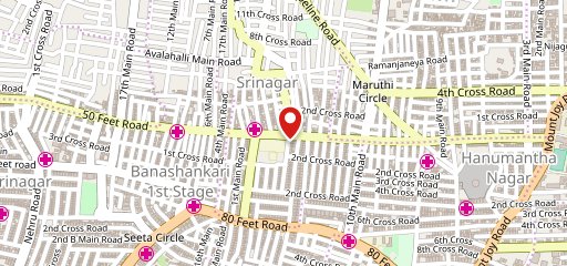 Srinivasa Upahara on map