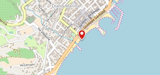 Chiosco sotto il sole sulla mappa