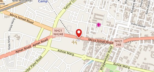 Indian veg restaurant (pocket friendly) on map