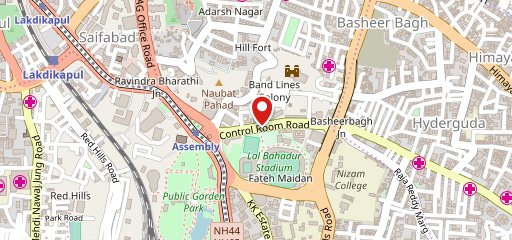 Ishtaa - Vegetarian Cuisine Basheerbagh on map