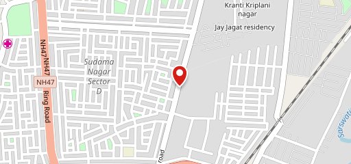 Jain bhojnalay on map