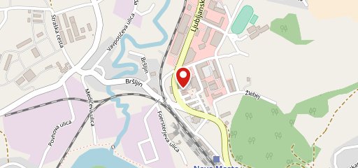 Jernejev hram sulla mappa