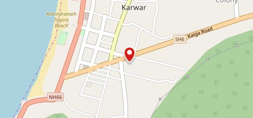 K Plus Veg Restaurant, Karwar on map