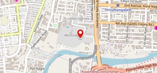 Kaaraikudi Chettinad Restaurant VR Mall Chennai on map