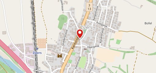 Kebap Schloss Zizers sulla mappa