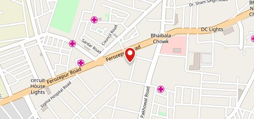 KFC on map