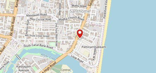 KFC on map