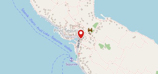 Konoba Bare sulla mappa