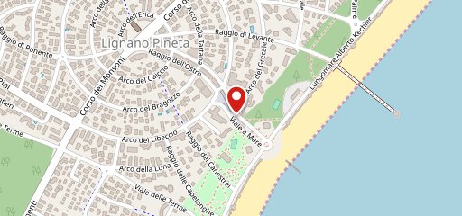 La Caveja Piadineria Lignano Pineta sulla mappa